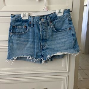 Levi Denim 501 Shorts (Urban Outfitters)